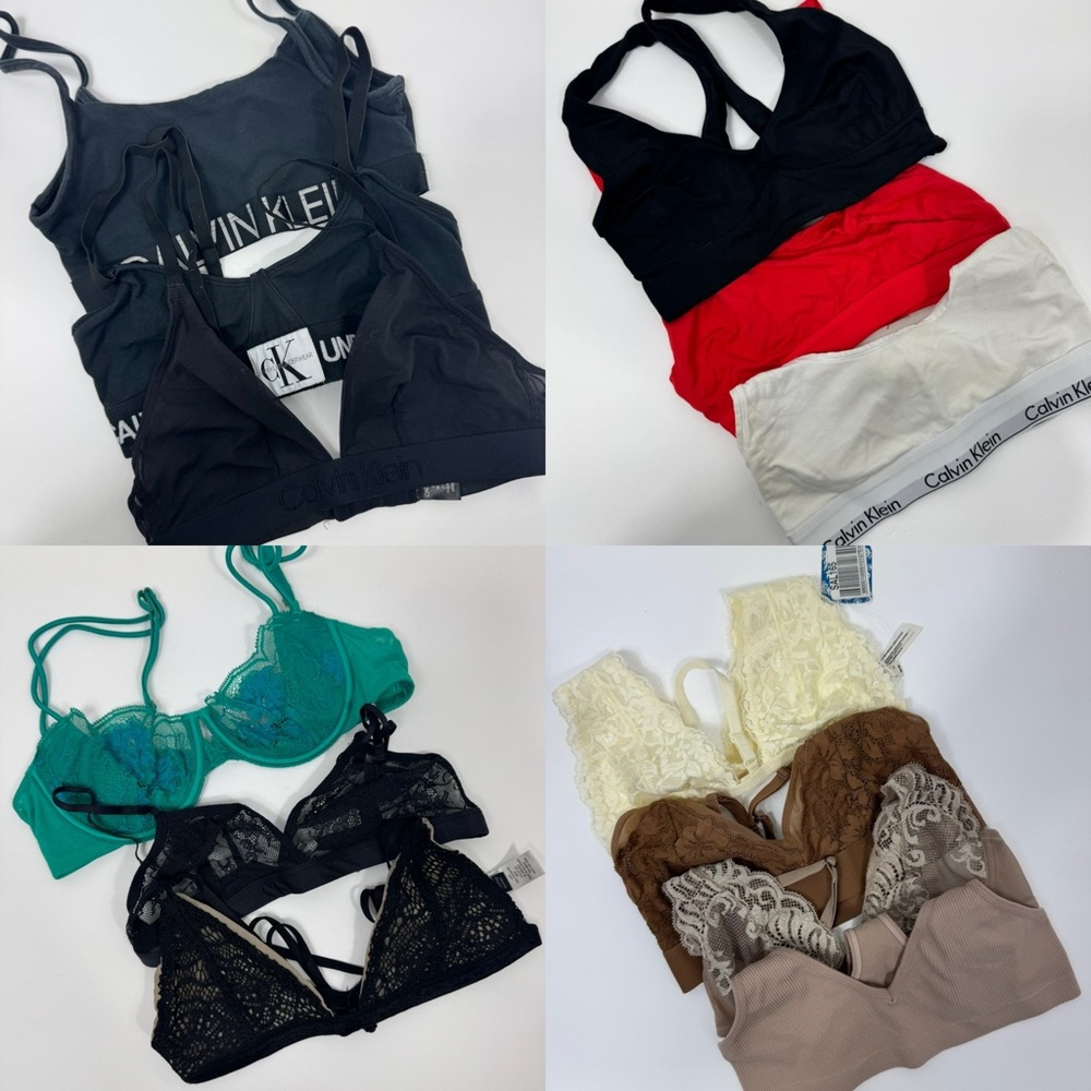 Calvin Klein VS Free People Assorted Bralettes Size S